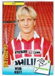 Sticker Wim Kieft - Voetbal 1992-1993 n. 18 - Panini