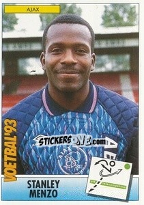 Sticker Stanley Menzo - Voetbal 1992-1993 - Panini