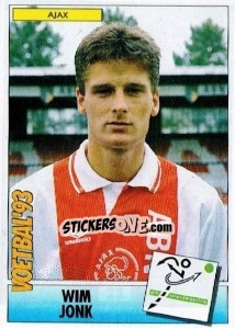 Figurina Wim Jonk - Voetbal 1992-1993 - Panini