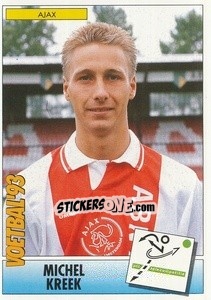 Sticker Michel Kreek - Voetbal 1992-1993 n. 27 - Panini