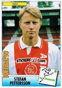 Sticker Stefan Pettersson - Voetbal 1992-1993 - Panini