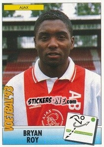 Sticker Bryan Roy - Voetbal 1992-1993 - Panini