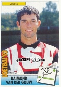 Sticker Raimond van der Gouw - Voetbal 1992-1993 n. 51 - Panini