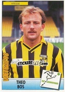 Sticker Theo Bos - Voetbal 1992-1993 - Panini