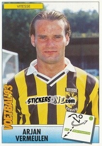 Sticker Arjan Vermeulen - Voetbal 1992-1993 n. 55 - Panini