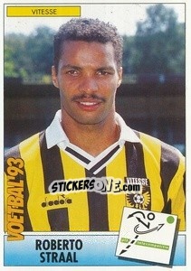 Sticker Roberto Straal - Voetbal 1992-1993 - Panini