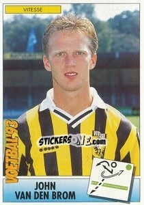 Sticker John van den Brom - Voetbal 1992-1993 n. 57 - Panini