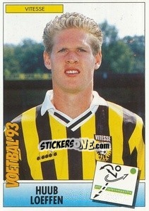 Sticker Huub Loeffen - Voetbal 1992-1993 n. 62 - Panini