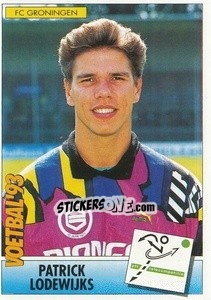 Sticker Patrick Lodewijks - Voetbal 1992-1993 - Panini