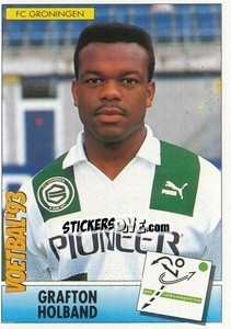 Sticker Grafton Holband - Voetbal 1992-1993 n. 68 - Panini