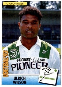 Sticker Ulrich Wilson - Voetbal 1992-1993 - Panini