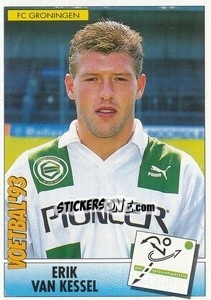 Sticker Erik van Kessel - Voetbal 1992-1993 - Panini