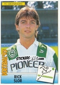 Figurina Rick Slor - Voetbal 1992-1993 - Panini