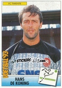 Cromo Hans de Koning - Voetbal 1992-1993 - Panini