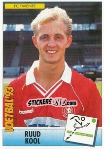 Sticker Ruud Kool - Voetbal 1992-1993 - Panini