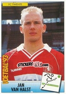 Sticker Jan van Halst - Voetbal 1992-1993 n. 86 - Panini