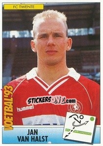 Figurina Jan van Halst - Voetbal 1992-1993 - Panini