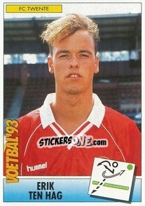 Sticker Erik ten Hag - Voetbal 1992-1993 - Panini