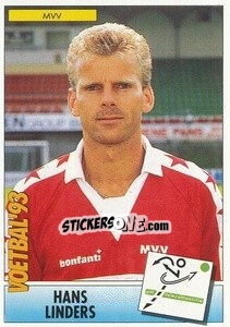 Sticker Hans Linders - Voetbal 1992-1993 - Panini