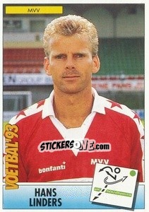 Sticker Hans Linders - Voetbal 1992-1993 n. 94 - Panini