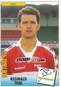 Sticker Reginald Thal - Voetbal 1992-1993 n. 95 - Panini