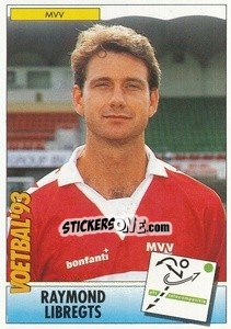 Sticker Raymond Libregts - Voetbal 1992-1993 - Panini