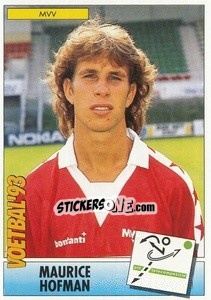 Sticker Maurice Hofman - Voetbal 1992-1993 n. 100 - Panini