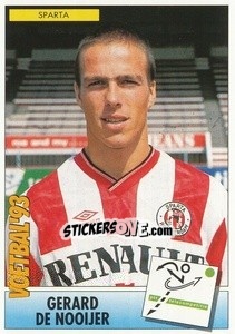 Sticker Gerard de Nooijer - Voetbal 1992-1993 n. 106 - Panini