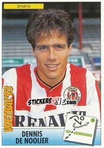 Sticker Dennis de Nooijer - Voetbal 1992-1993 - Panini
