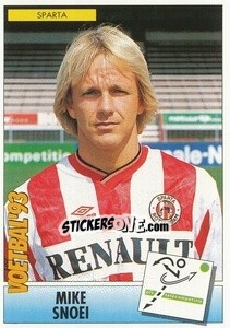 Figurina Mike Snoei - Voetbal 1992-1993 - Panini