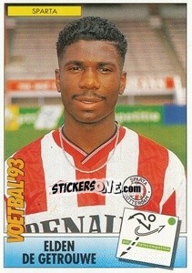 Sticker Elden de Getrouwe - Voetbal 1992-1993 - Panini