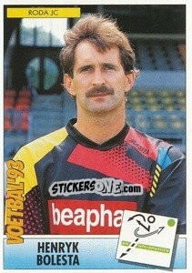 Sticker Henryk Bolesta - Voetbal 1992-1993 n. 117 - Panini