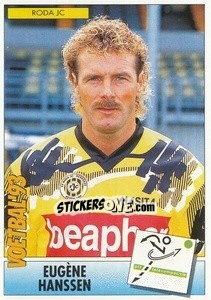 Sticker Eugène Hanssen - Voetbal 1992-1993 - Panini