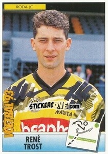Sticker René Trost - Voetbal 1992-1993 n. 121 - Panini