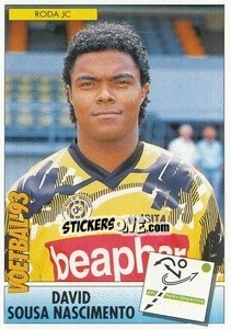 Sticker David Sousa Nascimento - Voetbal 1992-1993 - Panini