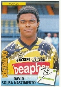 Sticker David Sousa Nascimento - Voetbal 1992-1993 n. 123 - Panini