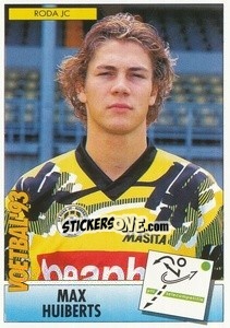 Sticker Max Huiberts - Voetbal 1992-1993 - Panini