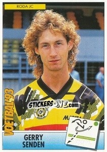 Sticker Gerry Senden - Voetbal 1992-1993 - Panini