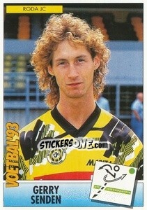 Sticker Gerry Senden - Voetbal 1992-1993 n. 128 - Panini