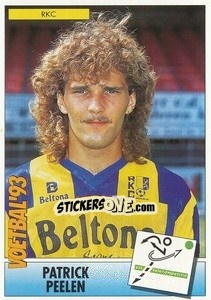 Sticker Patrick Peelen - Voetbal 1992-1993 - Panini