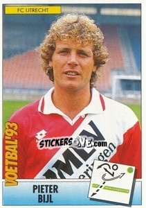 Figurina Pieter Bijl - Voetbal 1992-1993 - Panini