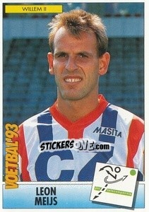 Figurina Leon Meijs - Voetbal 1992-1993 n. 154 - Panini