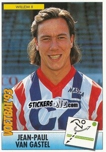 Sticker Jean-Paul van Gastel - Voetbal 1992-1993 n. 159 - Panini