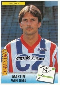 Figurina Martin van Geel - Voetbal 1992-1993 - Panini