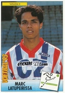 Sticker Marc Latupeirissa - Voetbal 1992-1993 - Panini
