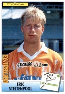 Sticker Eric Steltenpool - Voetbal 1992-1993 n. 168 - Panini
