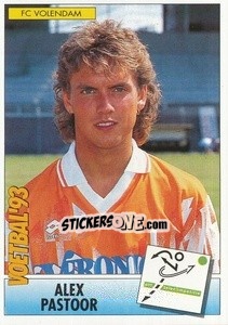 Sticker Alex Pastoor - Voetbal 1992-1993 n. 170 - Panini