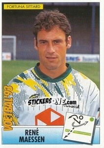 Sticker René Maessen - Voetbal 1992-1993 - Panini