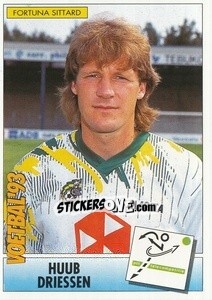 Sticker Huub Driessen - Voetbal 1992-1993 - Panini