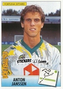 Figurina Anton Janssen - Voetbal 1992-1993 - Panini